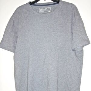EDDIE BAUER LEGEND WASH GREY SHORT SLEEVED POCKET T SHIRT SIZE L